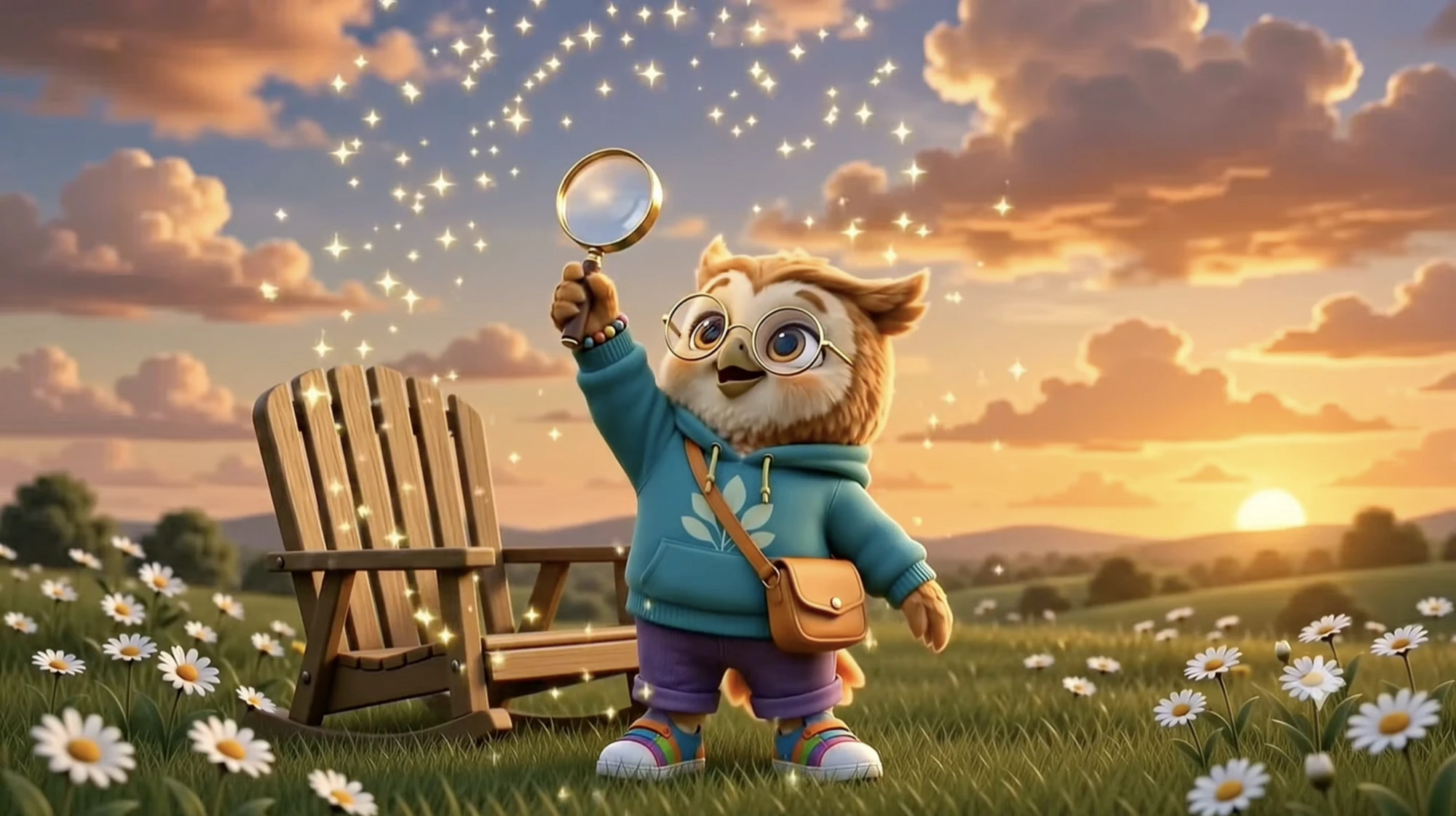 Munch raises his magnifying glass